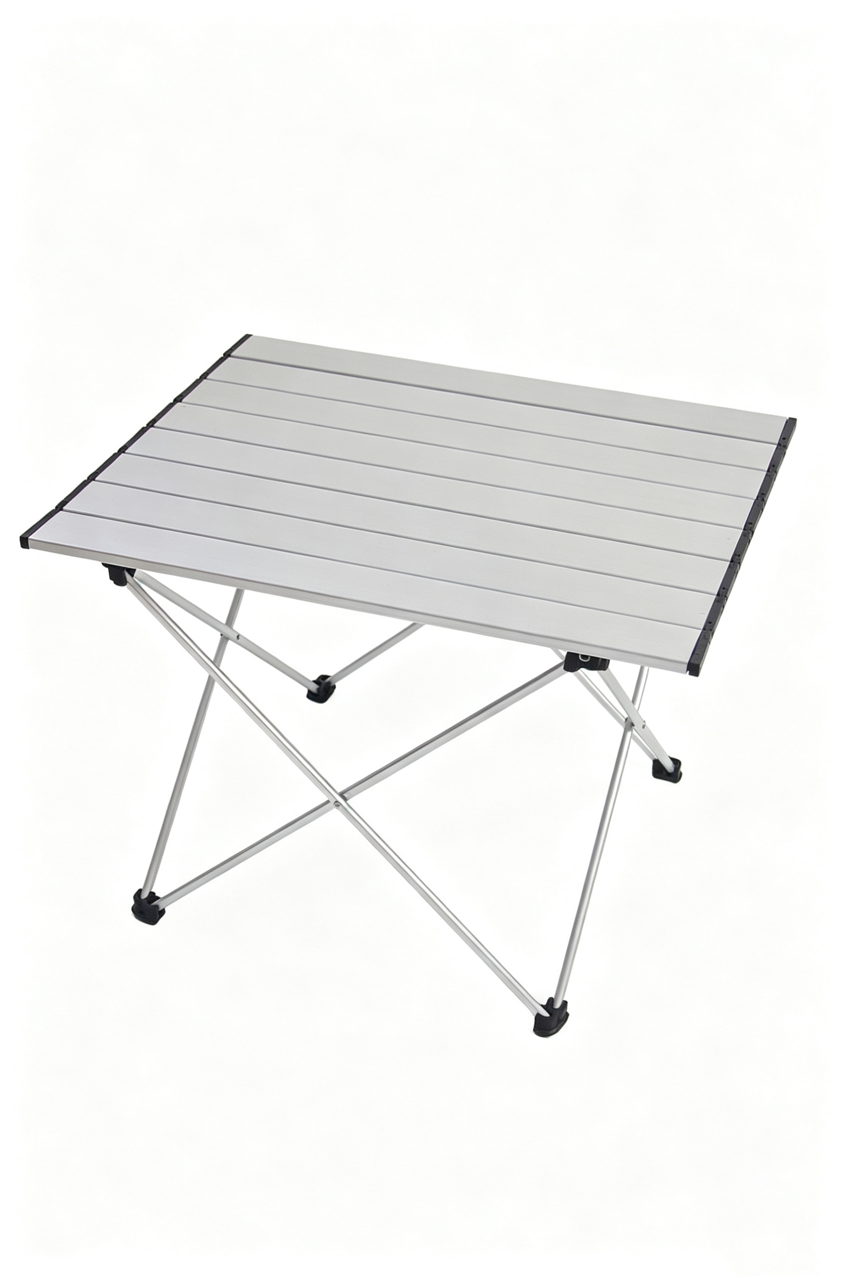 Silver Roll-top Table