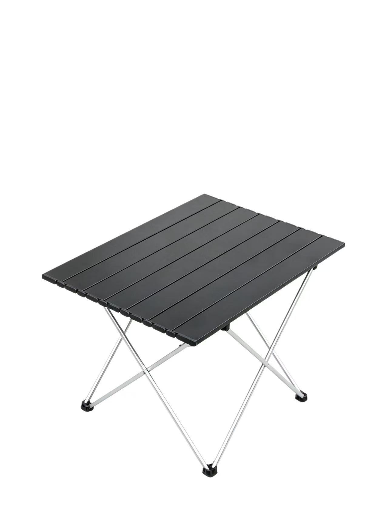 Black Roll-top Table