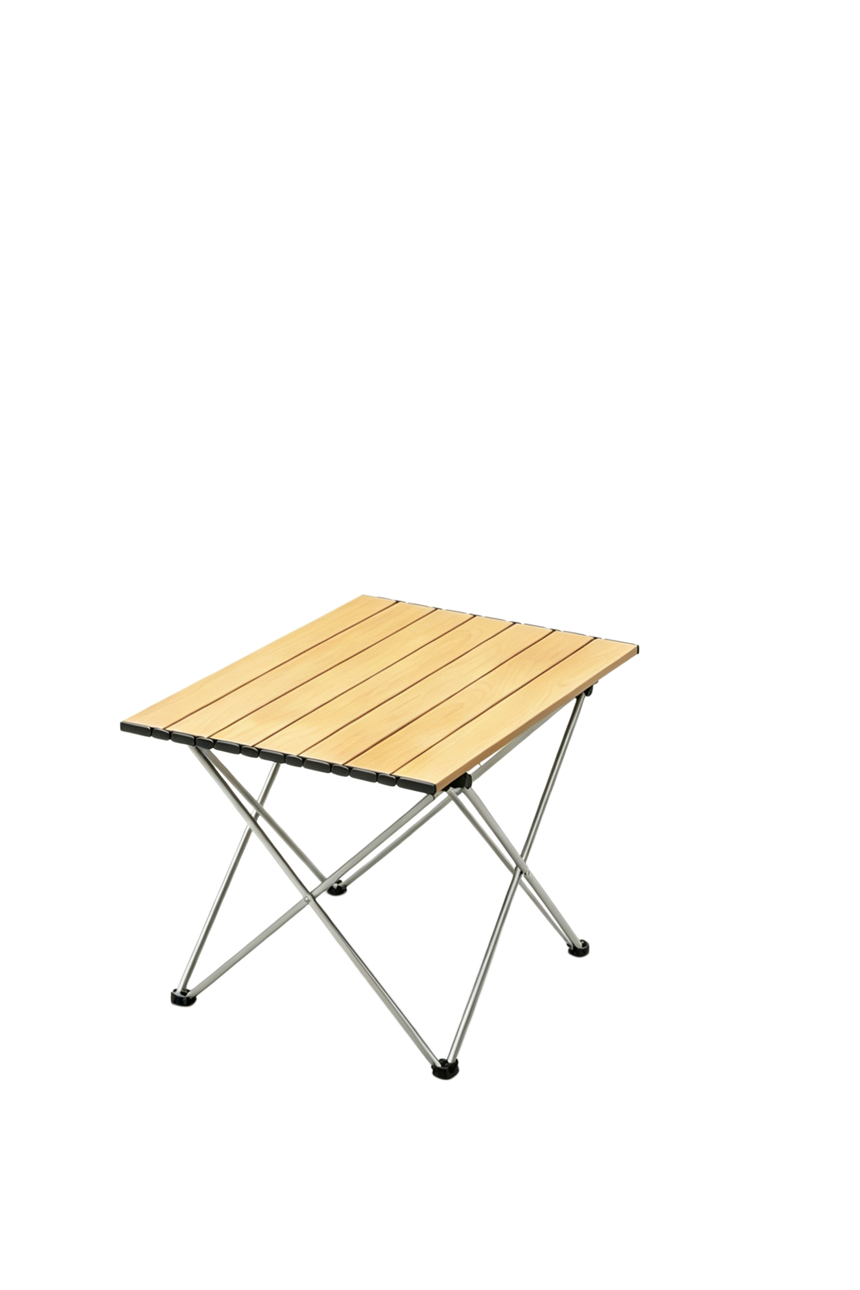 Wood-look Roll-top Table